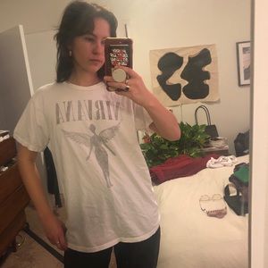 Free People Nirvana band tee